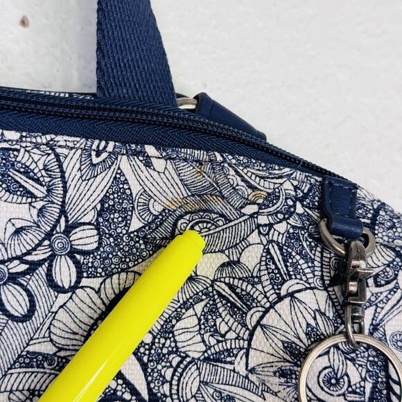 Sakroots Backpack Floral Laptop Bag Owl Tassel Keychain Boho School Work Artsy main image 15